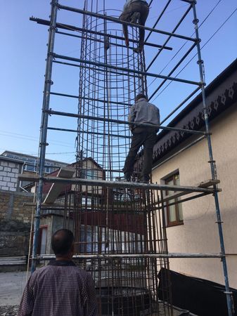 Минарет восстановили за 17 дней