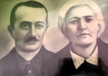 Эдем Куртсеитов с супругой Зейнеб, Самарканд 1950-е гг.