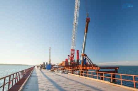  Мост через Керченский пролив длиной 19 километров станет самым протяженным в России