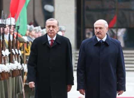 Эрдоган прилетел к Лукашенко в Минск