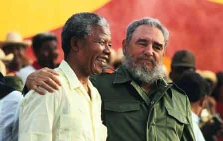 Фидель Кастро и Нельсон Мандела