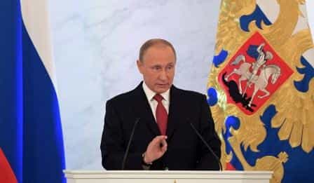 Путин обратился к Федеральному Собранию с Посланием
