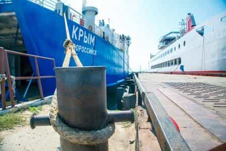 Работа портов Крыма неэффективна
