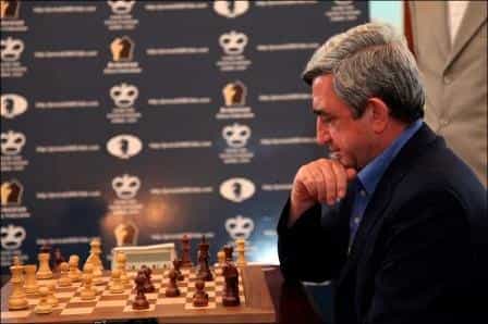 Президент Армении Серж Саргсян возглавляет шахматную федерацию страны Президент Армении Серж Саргсян возглавляет шахматную федерацию страны