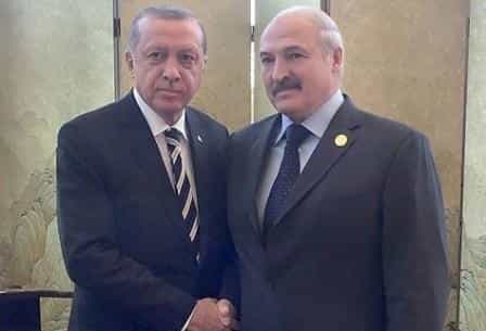  Президенты Белоруссии и Турции Александр Лукашенко и Реджеп Тайип Эрдоган