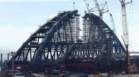 Керченский мост строится даже с опережением