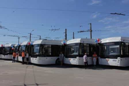Севастополь получил в лизинг новые троллейбусы