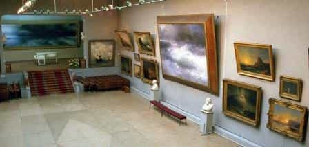 В галерее хранится 416 работ Айвазовского