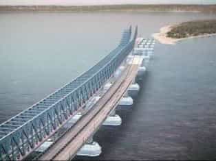Керченский мост опять заморозили?