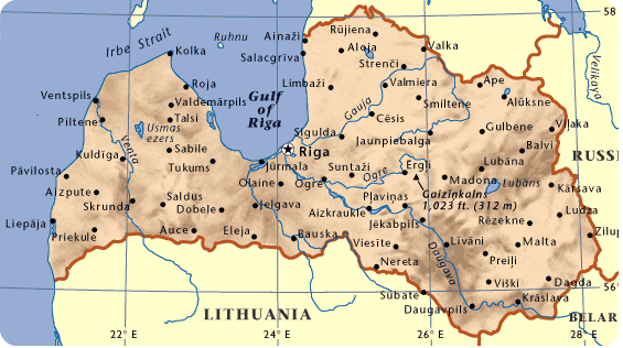 Латвия сориентировалась на Россию
