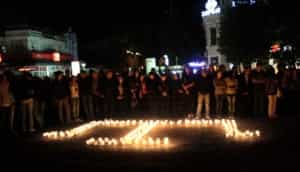 The Crimean Youth Has Lighted Candles in Memory of Victims of Deportation