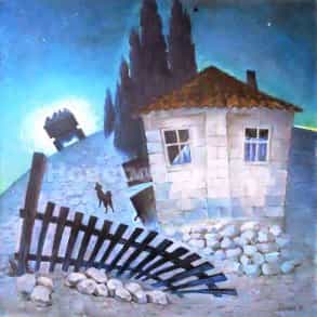 Ранние работы Ирфана Нафиева в основном посвящены теме депортации