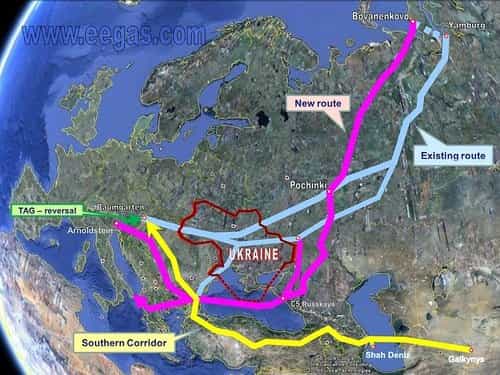 Газпром: Южный и Северный потоки снизят транзитное значение Украины до нуля