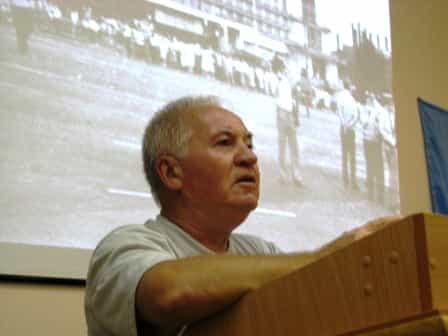 Выступает активист Национального движения крымских татар, участник Московских событий 1987 года Рустем-ага Сулейманов