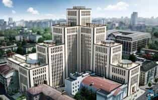 Днепропетровский комплекс «Менора» символизирует власть евреев в Украине. Даже Ротшильды, печатающие доллары в Америке, не потянули бы на такое строительство. Вот вам и государство. Чье?