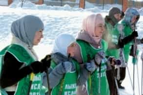 В Казани впервые проложили «Лыжню ислама»