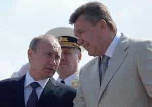 Путин и Янукович поздравили моряков