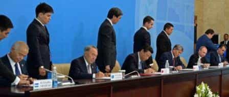 Подписана Бишкекская Декларация ШОС