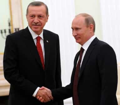 Владимир Путин поздравил Турцию с Днем республики