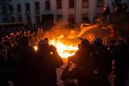 Штурм администрации Президента, улица Банковая, Украина